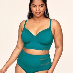 Teal Women's 2 Piece Swim